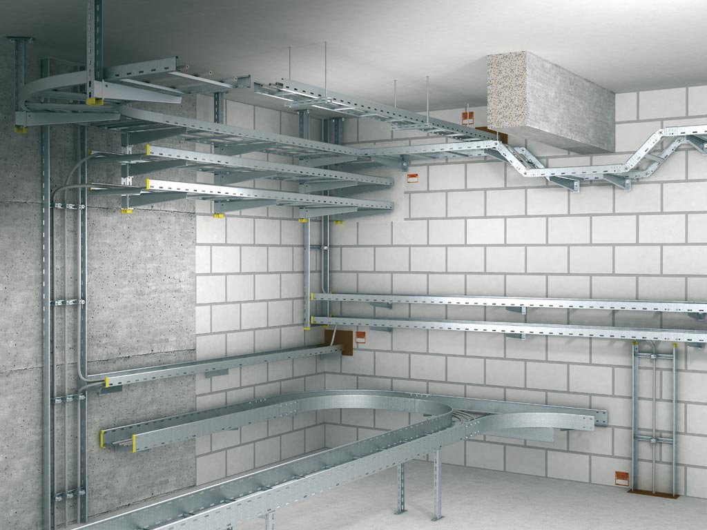 托盘式桥架图片大全_托盘式桥架_托盘式桥架安装方式