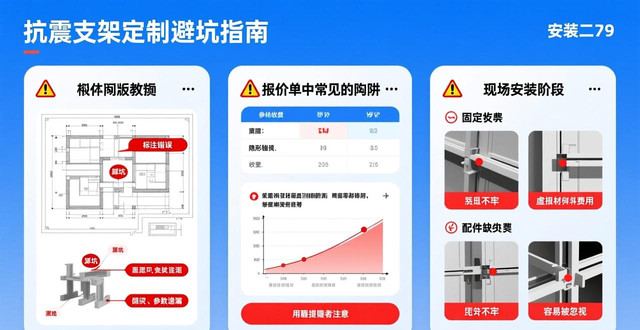 抗震支架定制 避坑指南：图纸深化和报价单最易踩坑