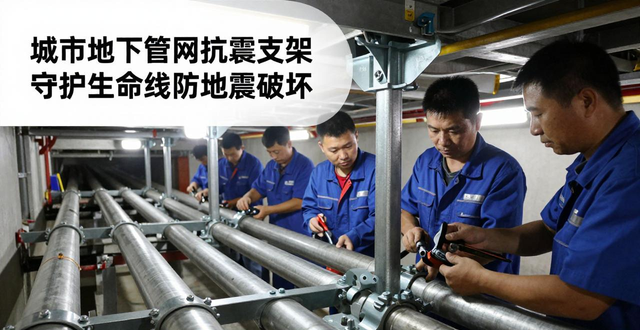 城市地下管网抗震支架 守护生命线防地震破坏