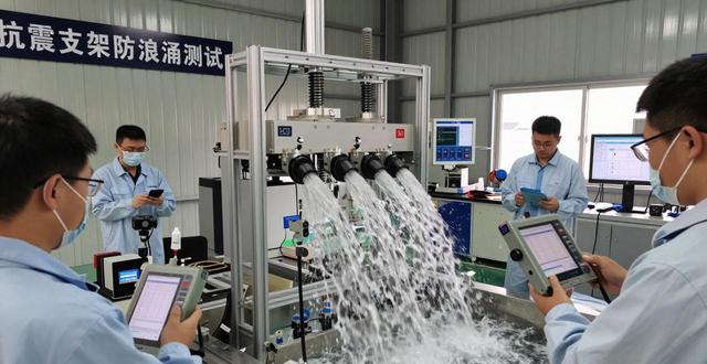 抗震支架防浪涌测试 检验地震后抗水流冲击稳定性