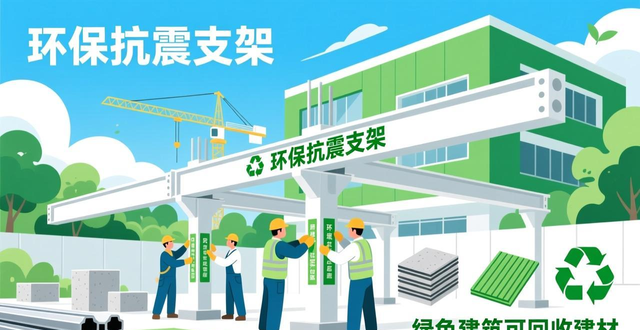 抗震支架环保 绿色建筑可回收建材
