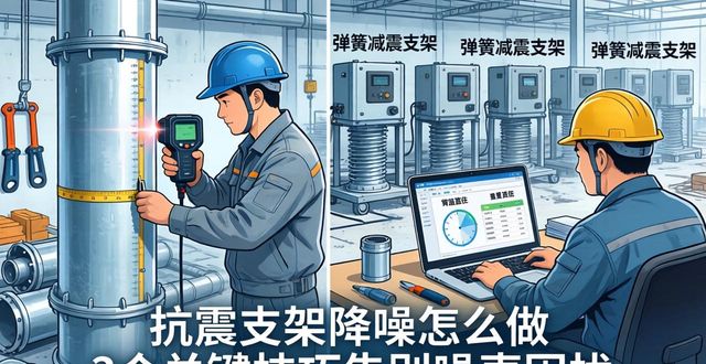 抗震支架降噪怎么做 3个关键技巧告别噪声困扰